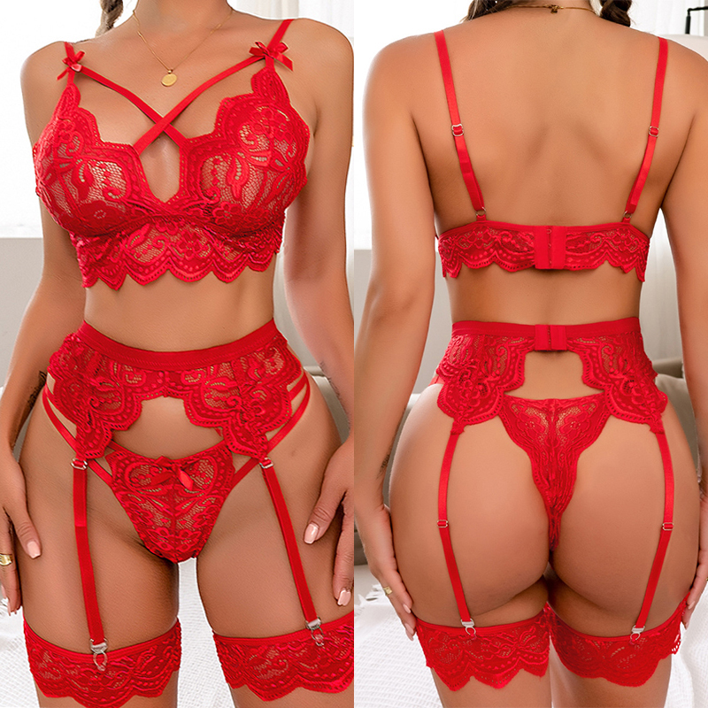 Bralette Triangle Set - Sexy Lingerie Woman Sex Bra Set