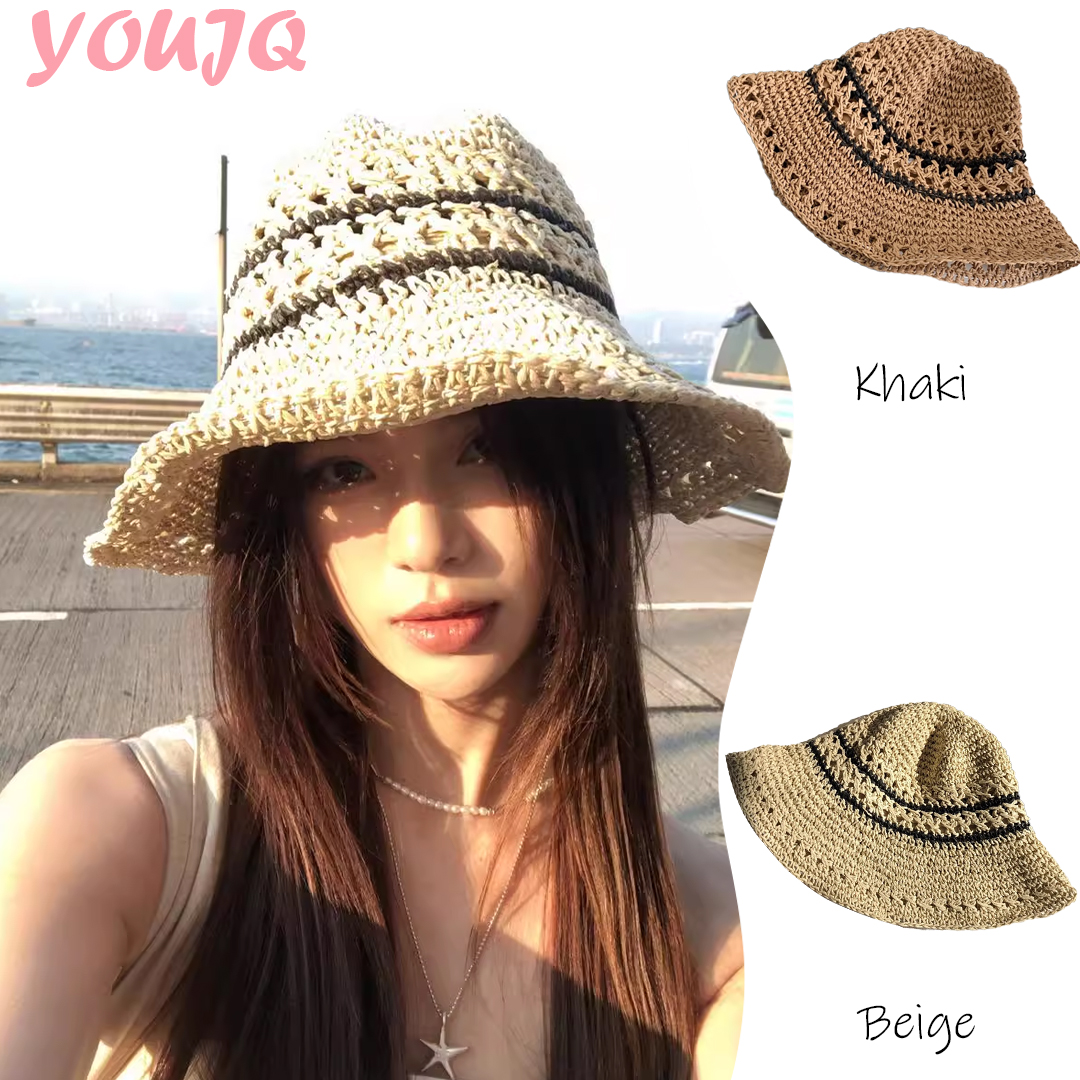 Hat Floppy Wide - Ladies Summer Hoilday Floppy Straw Hats