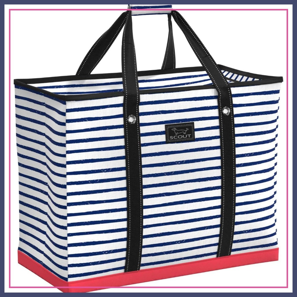 Tote Bag Beach - Water-Resistant Zip Tote for Beach, Pool