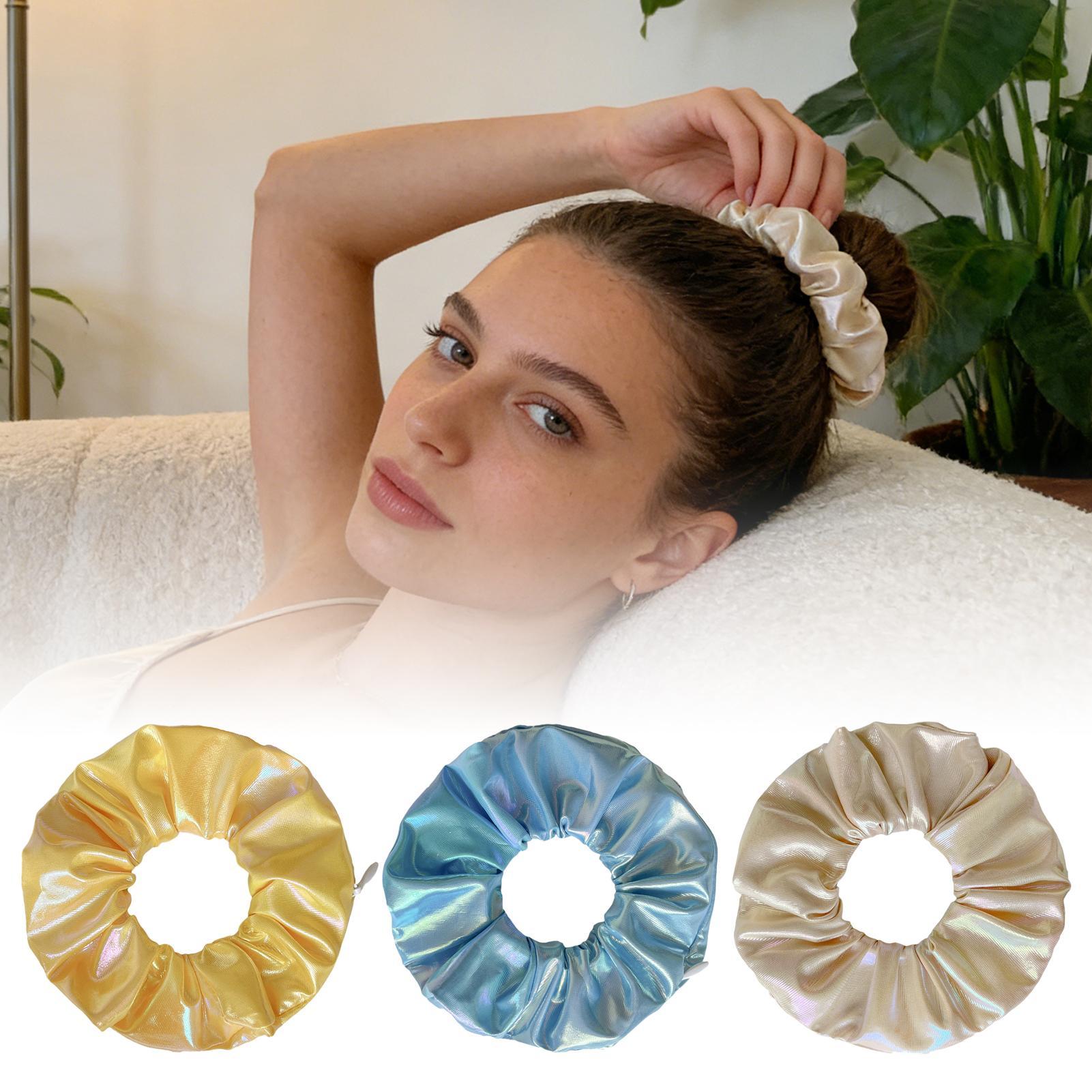 Soft Hair Scrunchies with Zipp - Headband Summer Knit avis et prix