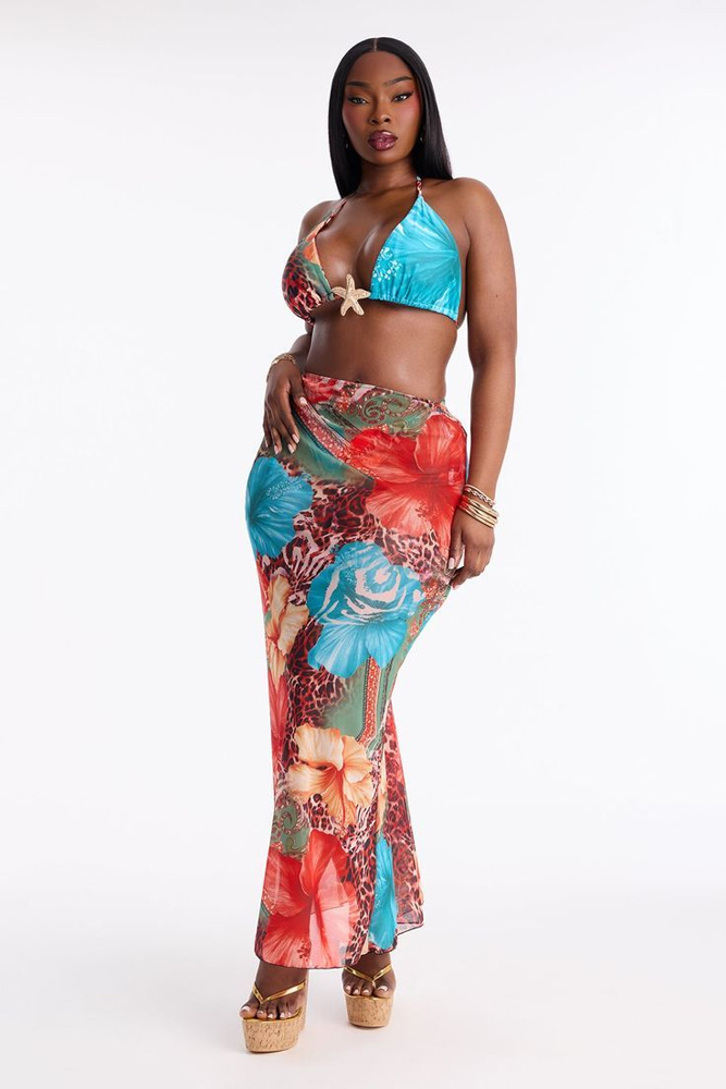 Women Plus Size Summer Boho Fl - Maxi Dress Halter avis et prix