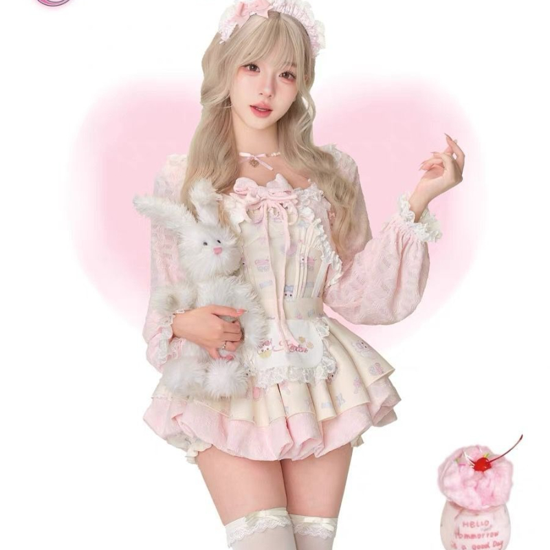 Japanese Sweet Lolita Style 3  - Crop Top Crochet avis et prix