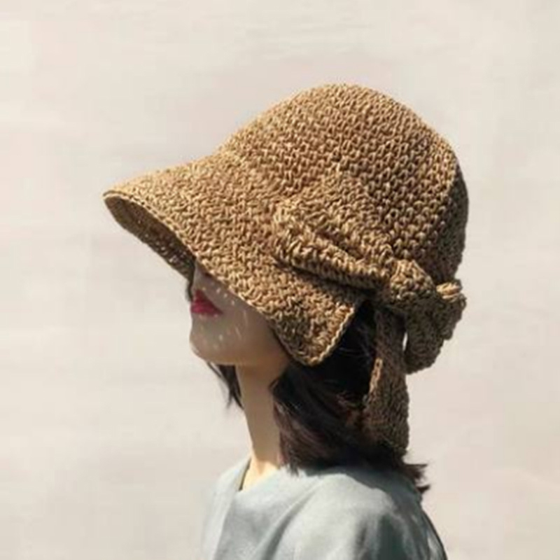 1Pcs Bow Sun Hat Wide Brim Flo - Hat Floppy Wide avis et prix