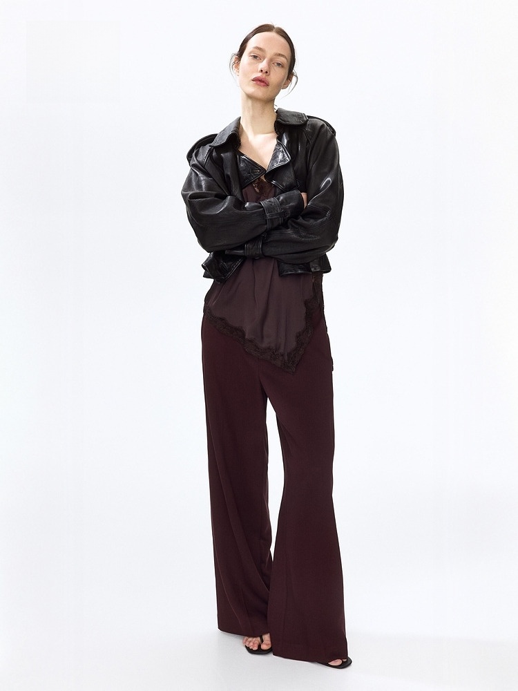 H&M Women's Trousers 2026 Spri - Linen Pant Wide avis et prix