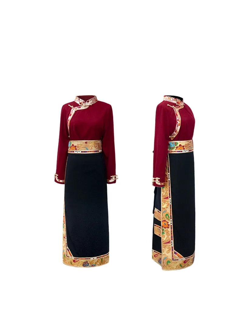 Traditional Tibetan Dress Wrap - Linen Dress Wrap avis et prix