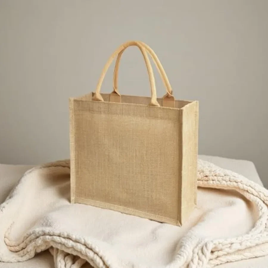 15 Pack Burlap Tote Bags 12x12 - Tote Bag Beach avis et prix