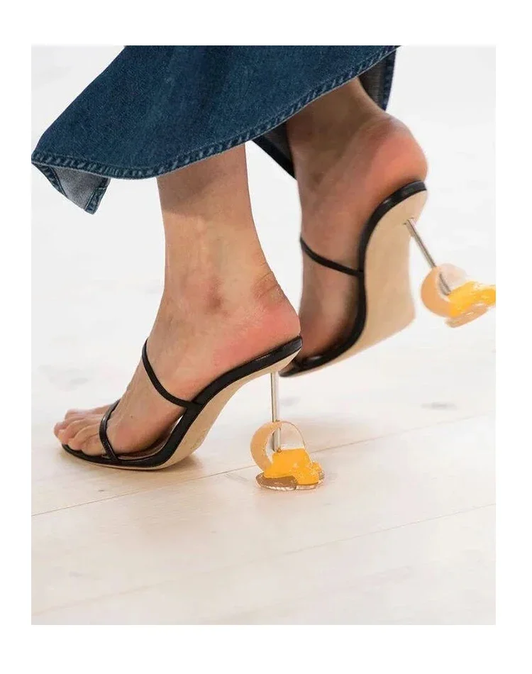 Summer Strappy Sandals Open To - Sandal Strappy Heeled avis et prix