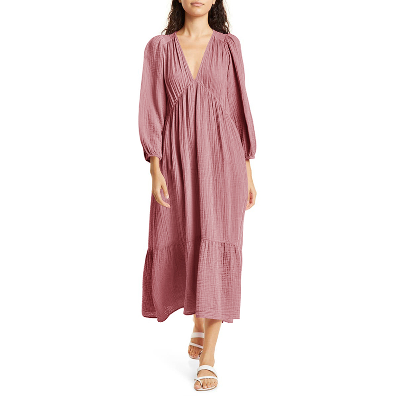 Muslin 100% Cotton Long Sleeve - Linen Dress Wrap avis et prix