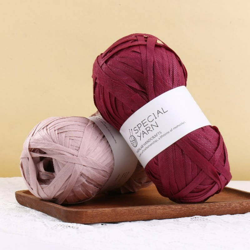 100g/pcs Raffia Flat Yarn for  - Crochet Bag Raffia avis et prix