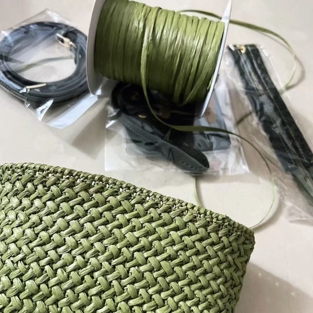 120g/roll Matte Raffia Grass C - Crochet Bag Raffia avis et prix