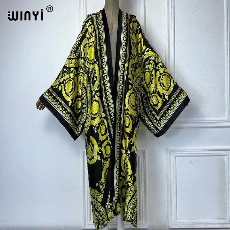 WINYI Africa boho print Kimono - Cover Up Kaftan avis et prix