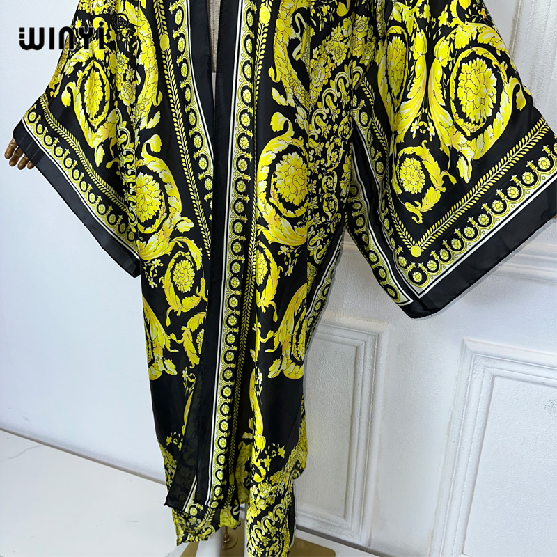 WINYI Africa boho print Kimono - Cover Up Kaftan avis et prix