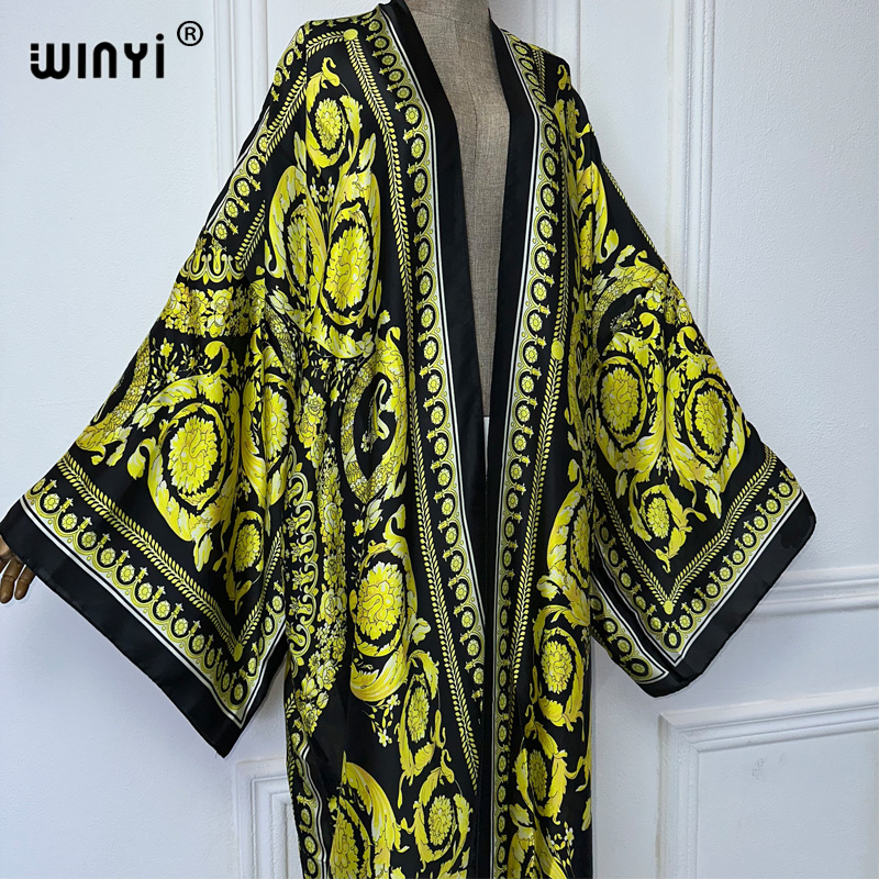 WINYI Africa boho print Kimono - Cover Up Kaftan avis et prix