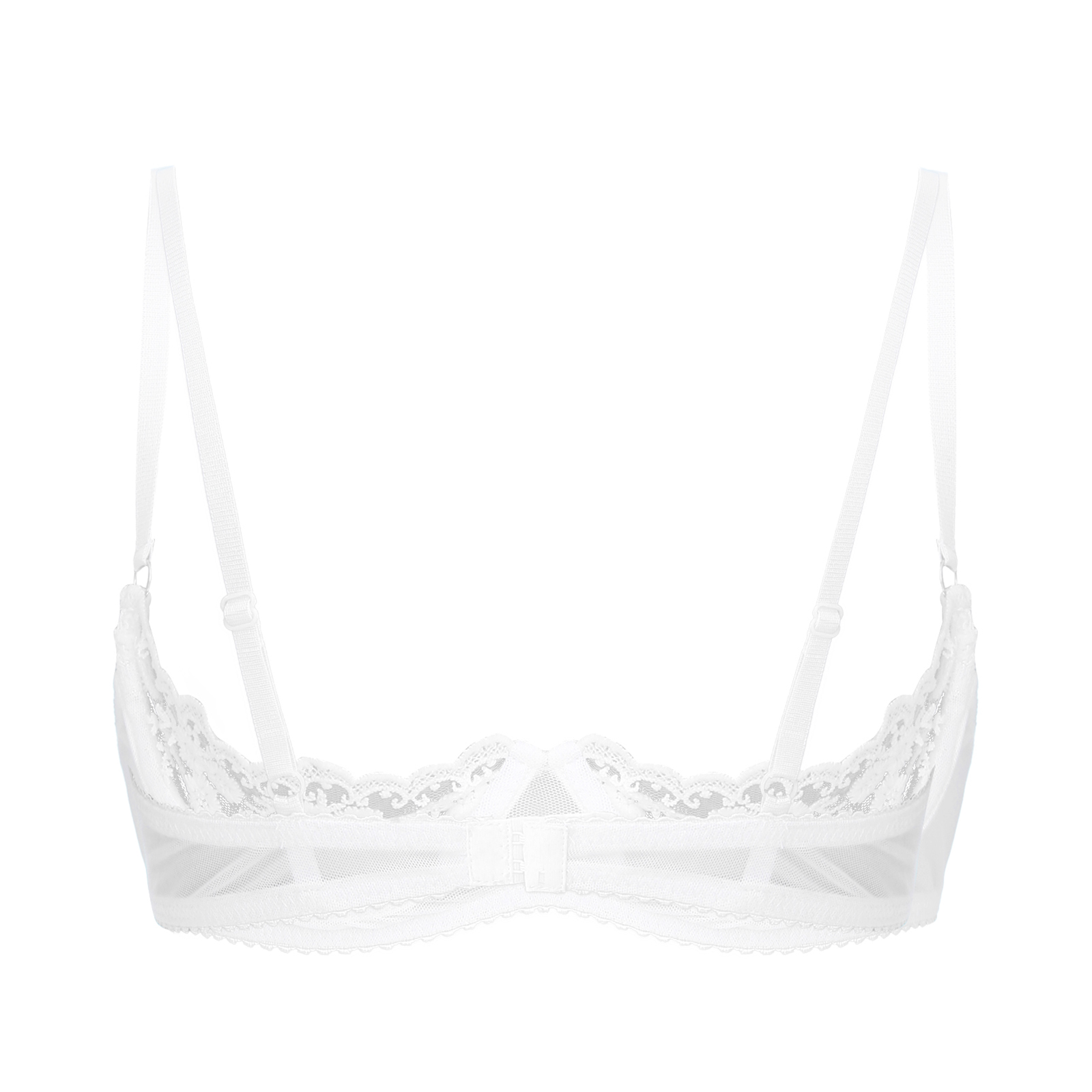 Women's Floral Lace Quarter Cu - Bralette Triangle Set avis et prix