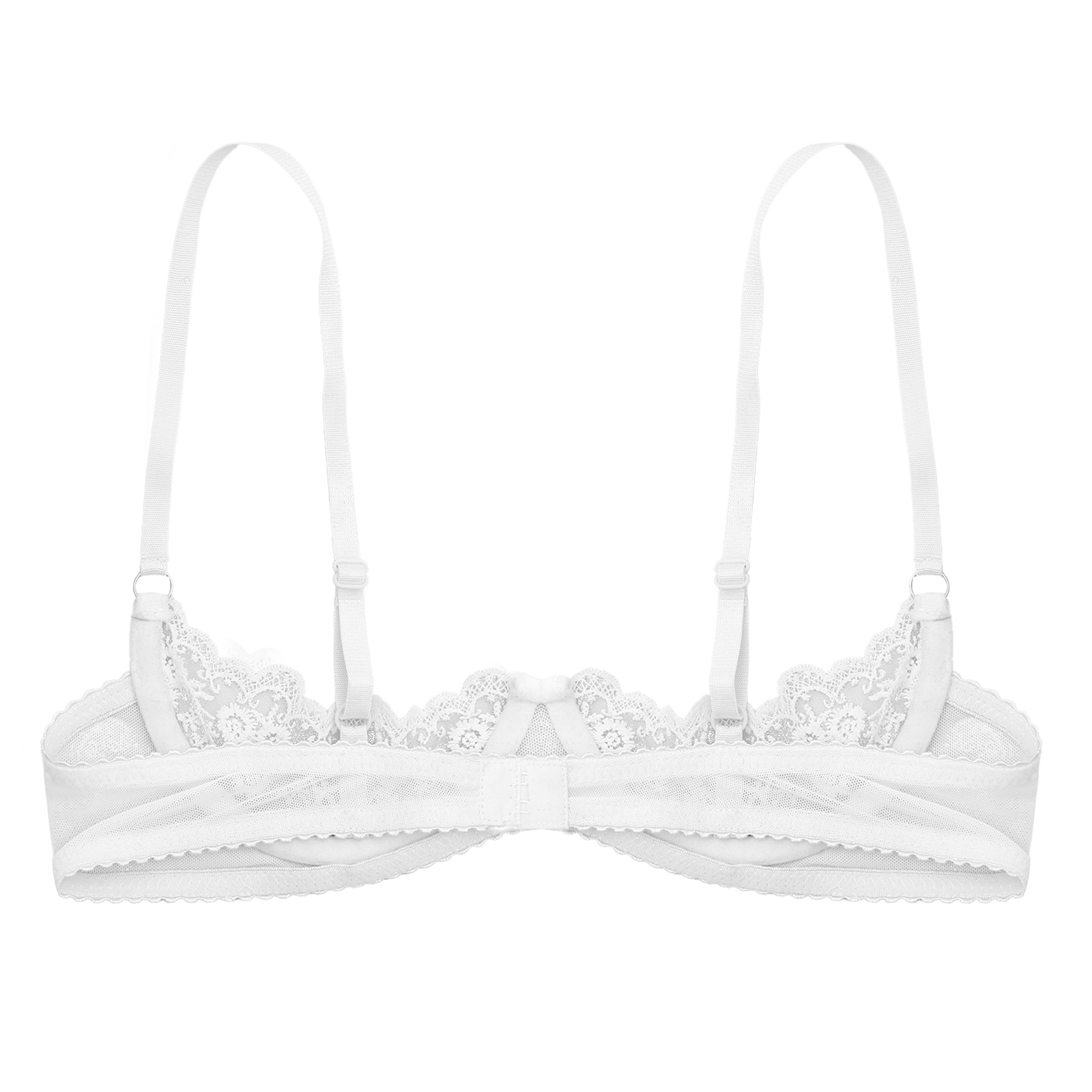 Women's Floral Lace Quarter Cu - Bralette Triangle Set avis et prix