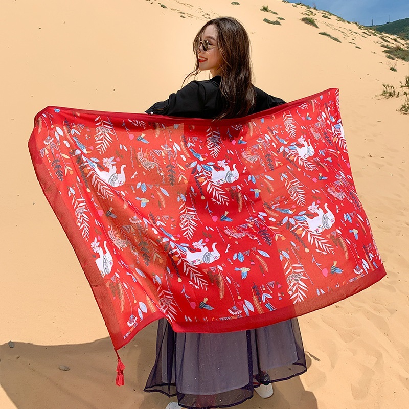 Desert Sun Protection Cotton L - Linen Dress Wrap avis et prix