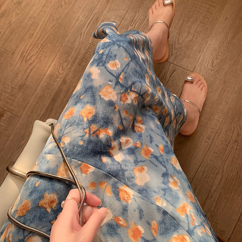 Women's Summer Two-Piece Set L - Midi Skirt Floral avis et prix
