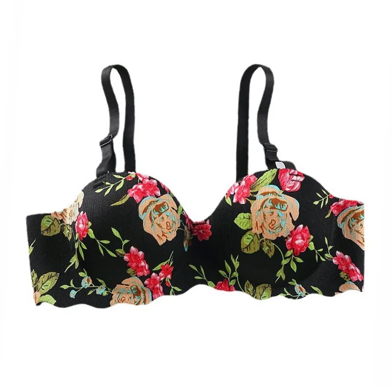 Women Sexy Floral Printed Bras - Bralette Triangle Set avis et prix