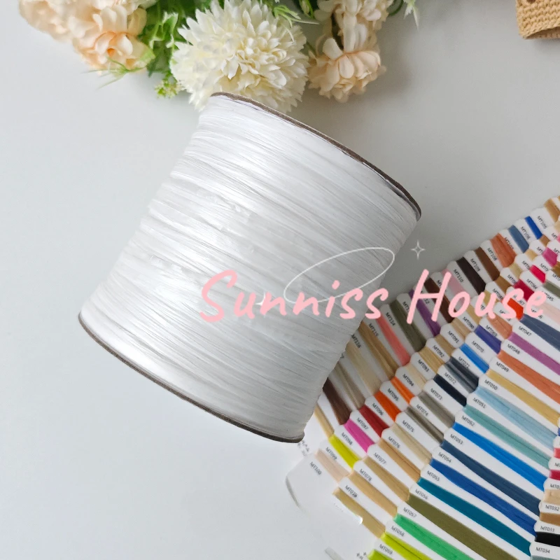 600M Matte Raffia Yarn，330g Ar - Crochet Bag Raffia avis et prix
