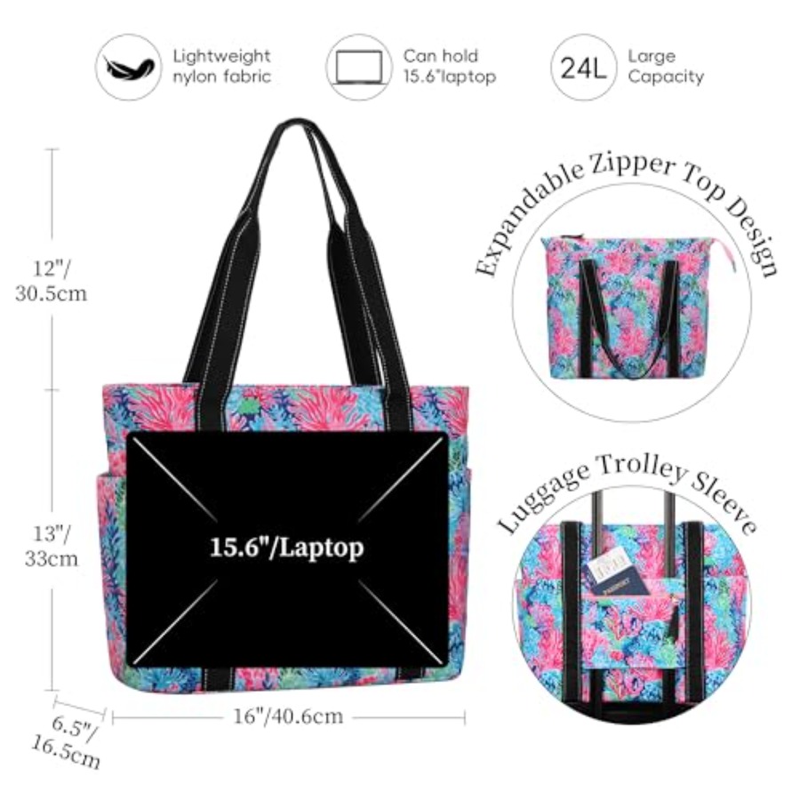 Tote Bag for Women with Laptop - Tote Bag Beach avis et prix