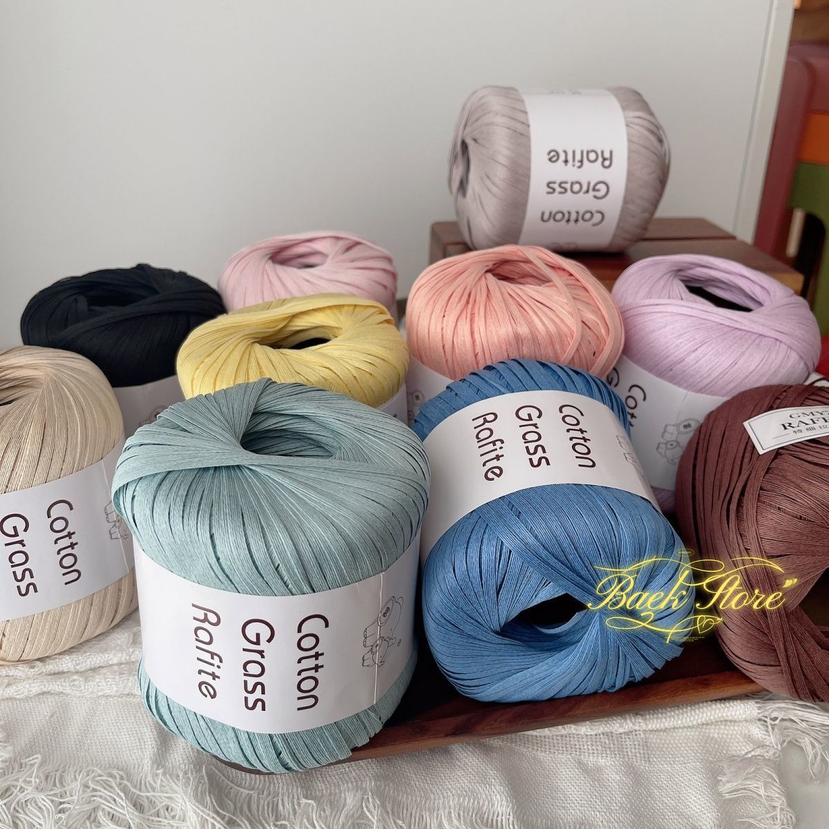102M/roll Multicolor Raffia Ya - Crochet Bag Raffia avis et prix