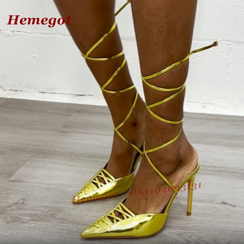 Patent Leather Cut Out Sandals - Sandal Strappy Heeled avis et prix