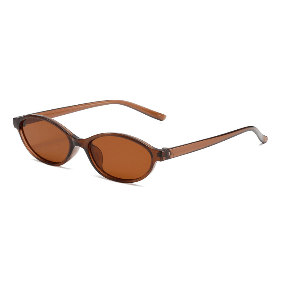 Fashion Oval Simple Literary S - Sunglasses Cat Eye avis et prix
