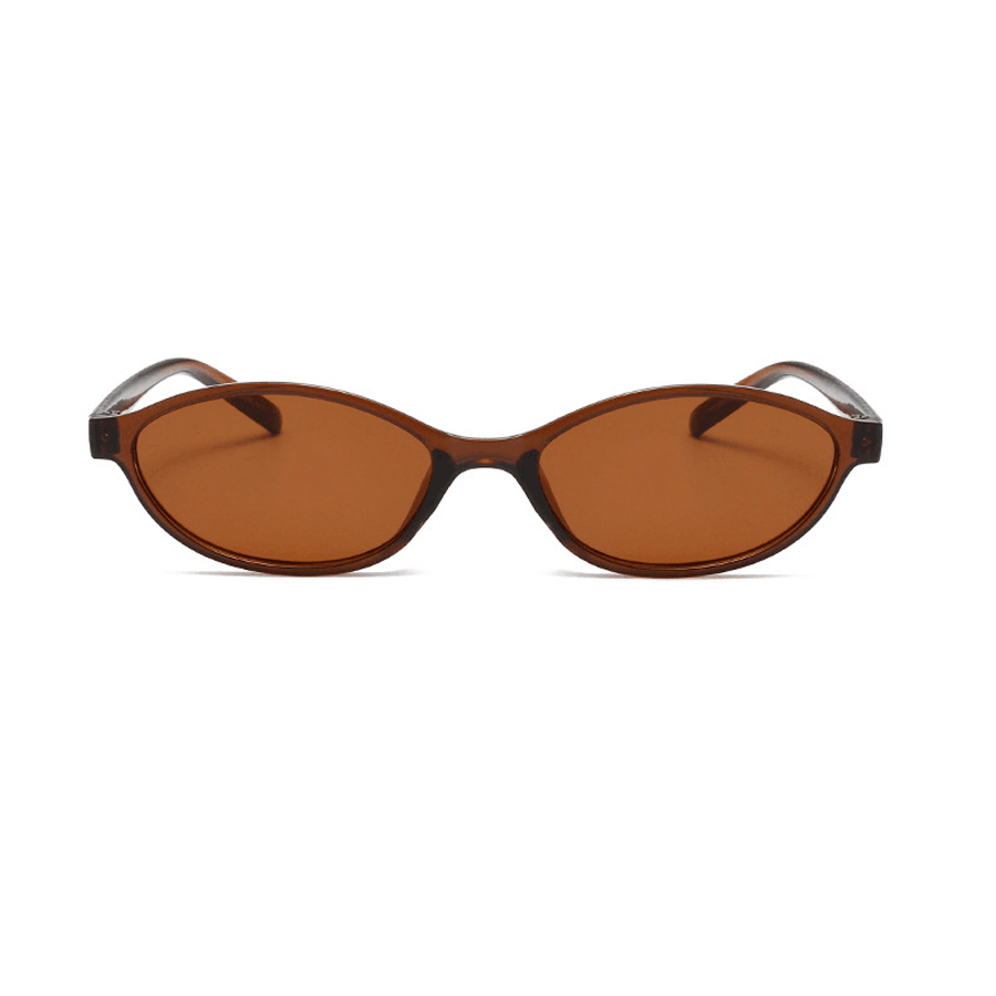 Fashion Oval Simple Literary S - Sunglasses Cat Eye avis et prix