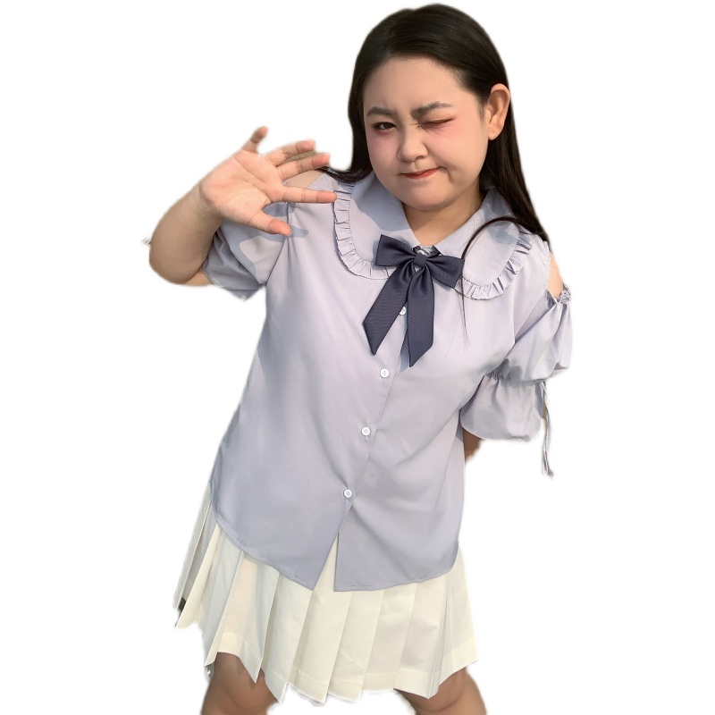 Large Size Jk Uniform Off-the- - Blouse Off Shoulder avis et prix