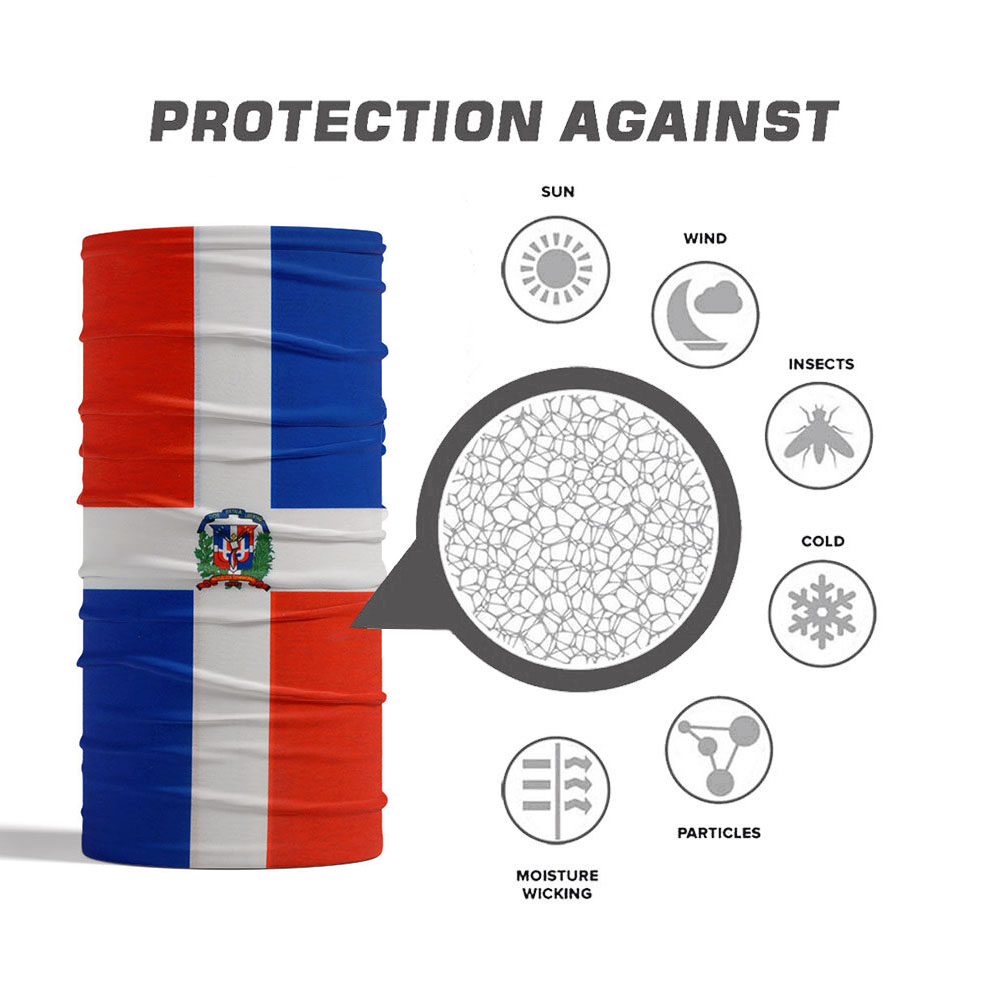 Dominica National Flag Bandana - Headband Summer Knit avis et prix