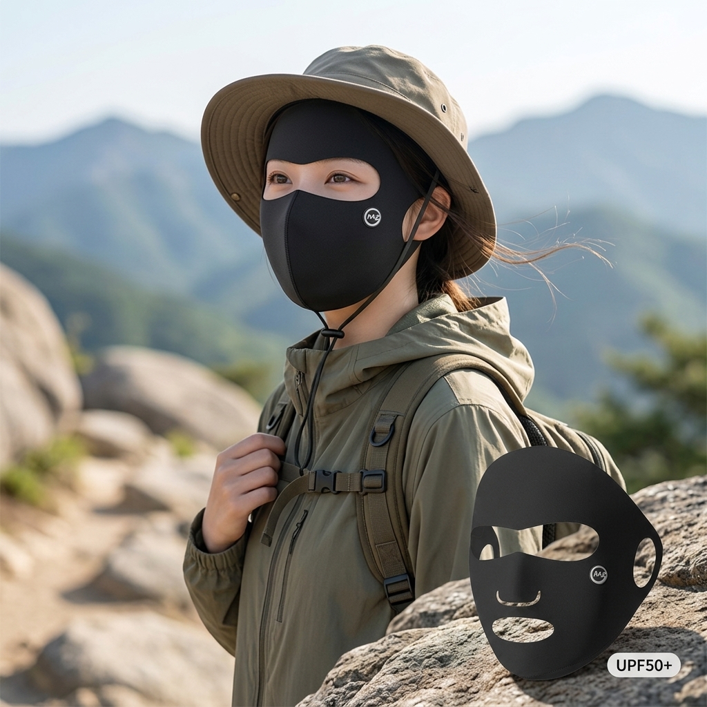 Ice Silk Sun Protection Mask F - Headband Summer Knit avis et prix