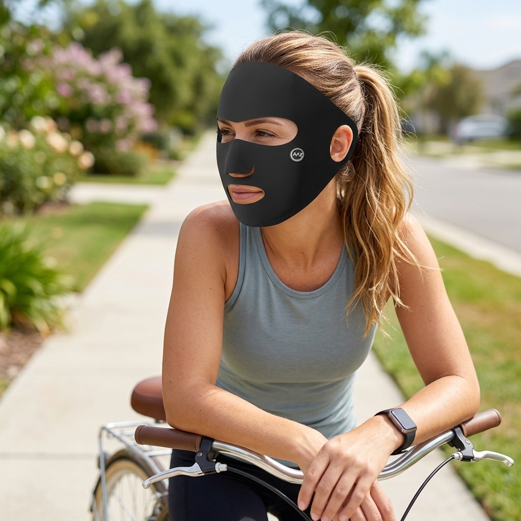 Ice Silk Sun Protection Mask F - Headband Summer Knit avis et prix