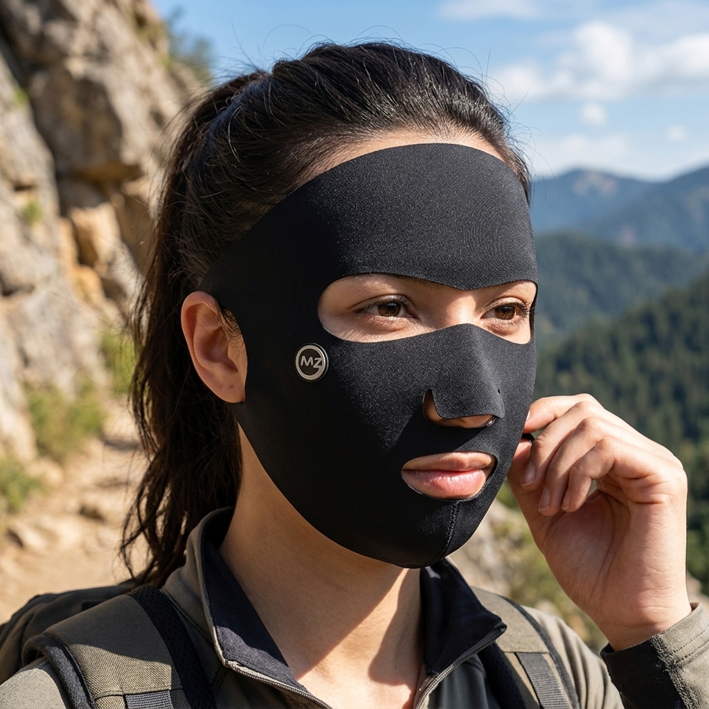 Ice Silk Sun Protection Mask F - Headband Summer Knit avis et prix