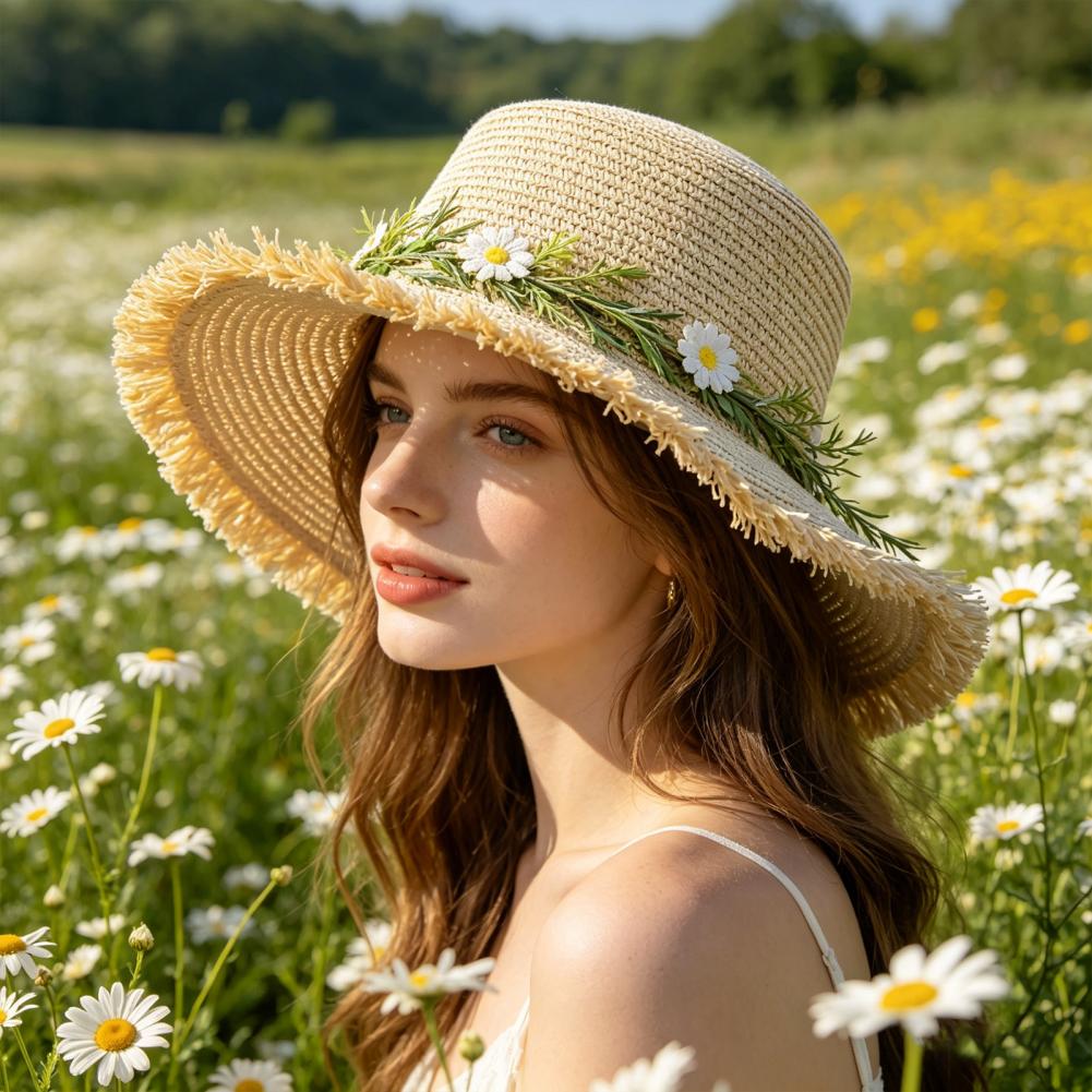 Sun Hat Wide Brim Floppy Straw - Hat Floppy Wide avis et prix