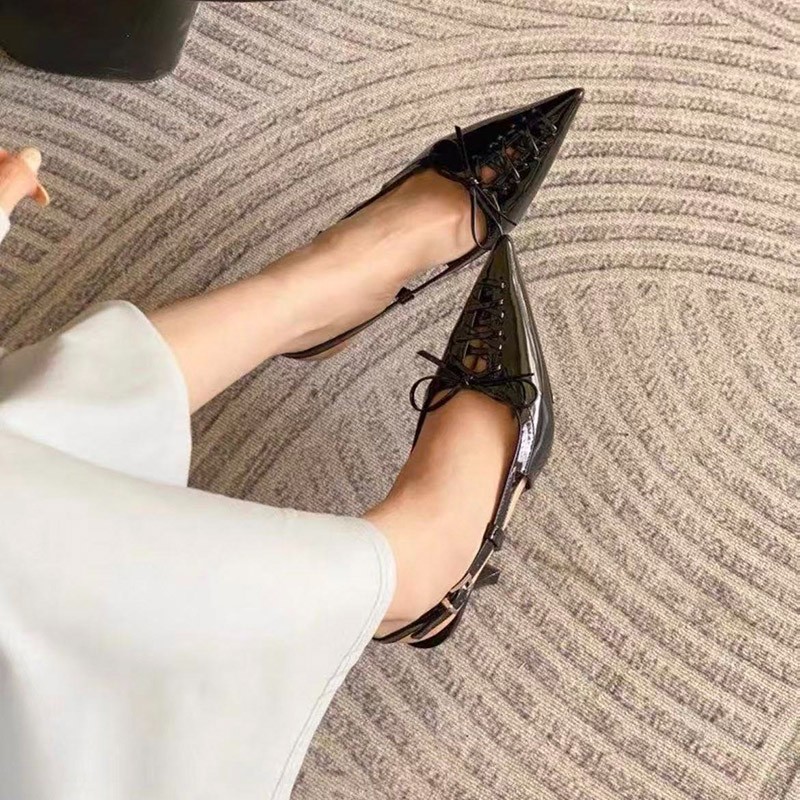 European-style Pointed-toe, Sl - Sandal Strappy Heeled avis et prix