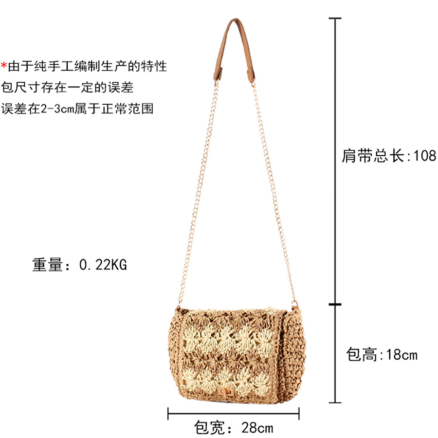 Straw Crossbody Bags for Women - Crochet Bag Raffia avis et prix