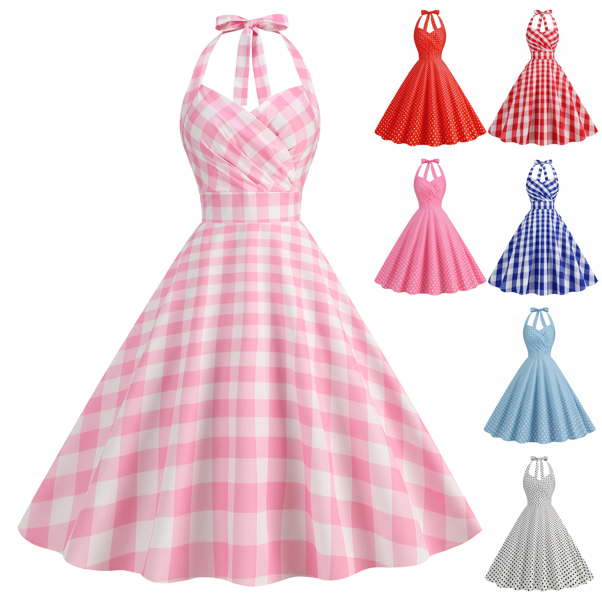 Sexy Vintage Women's Dress Han - Linen Dress Wrap avis et prix