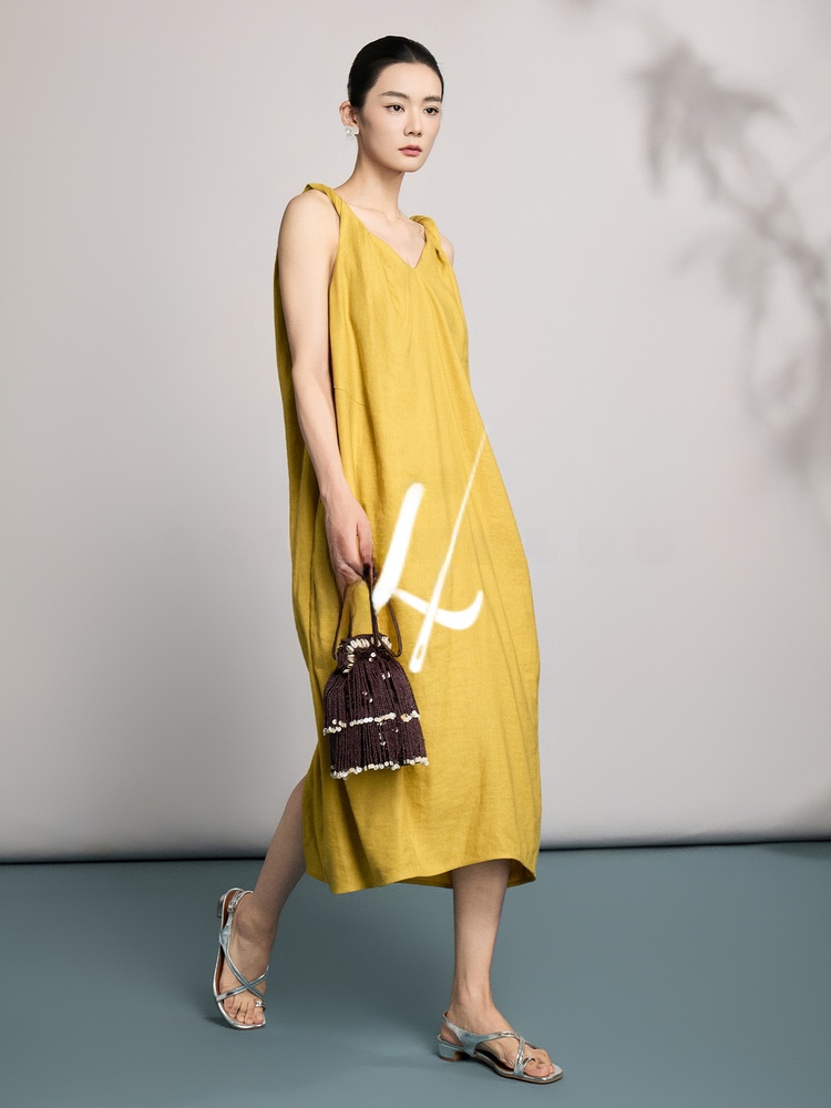 Natural Linen Summer New Style - Linen Dress Wrap avis et prix