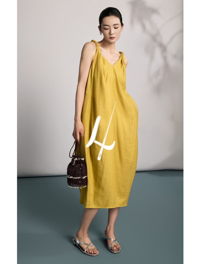 Natural Linen Summer New Style - Linen Dress Wrap avis et prix