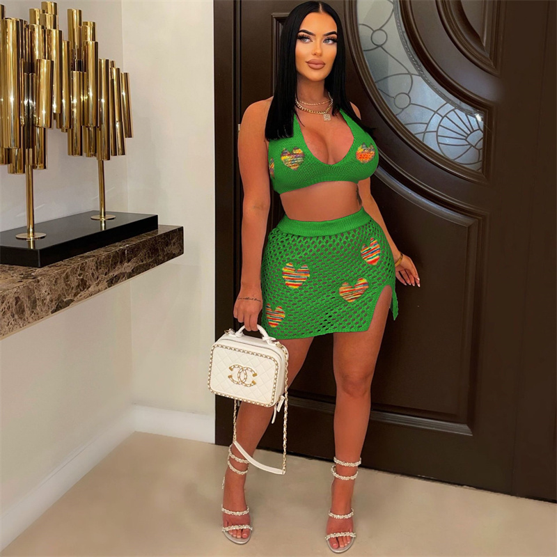Summer Knitted Crochet Hollow  - Crop Top Crochet avis et prix