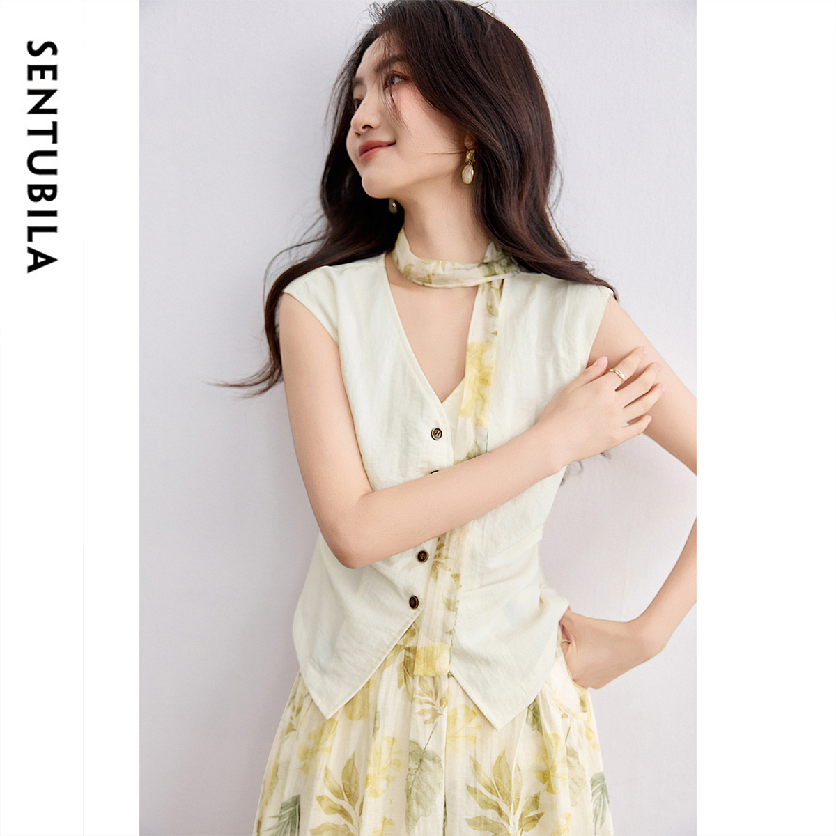 SENTUBILA Elegant Skirt Holida - Midi Skirt Floral avis et prix