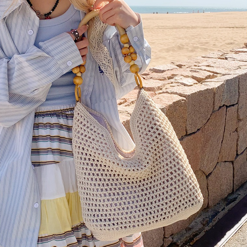 Fashion Crochet Bags for Women - Crochet Bag Raffia avis et prix