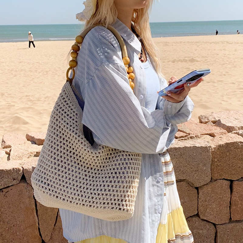 Fashion Crochet Bags for Women - Crochet Bag Raffia avis et prix