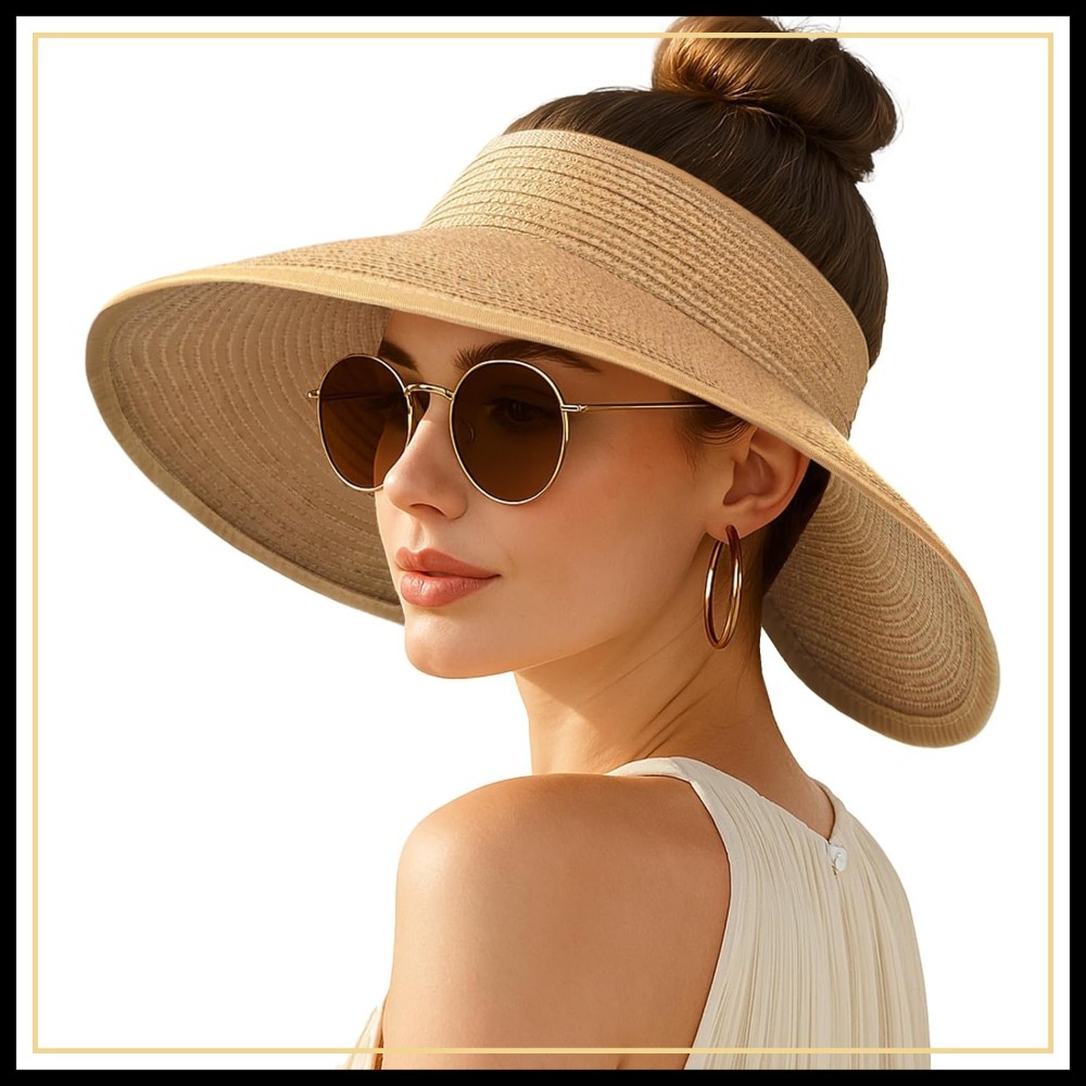 Women's Sun Visor Hats Wide Br - Hat Floppy Wide avis et prix