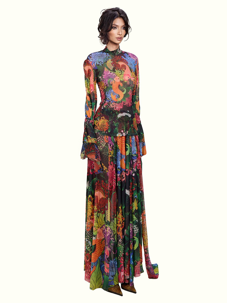 Weird Puss Colorful Floral Pri - Romper Floral Print avis et prix