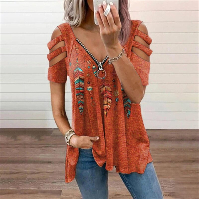 New Summer Cold Shoulder Leopa - Blouse Off Shoulder avis et prix