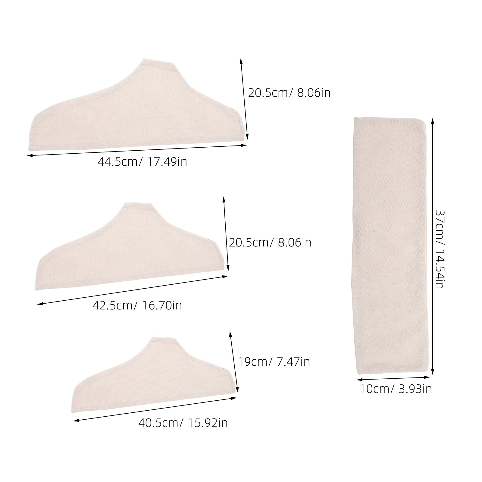 4pcs Anti Slip Hanger Cover Co - Linen Dress Wrap avis et prix