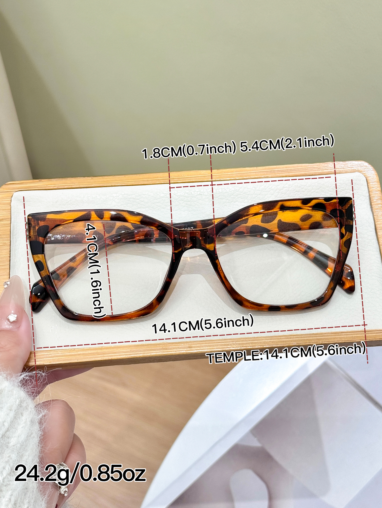 1Pc High-End Leopard Print Cat - Sunglasses Cat Eye avis et prix