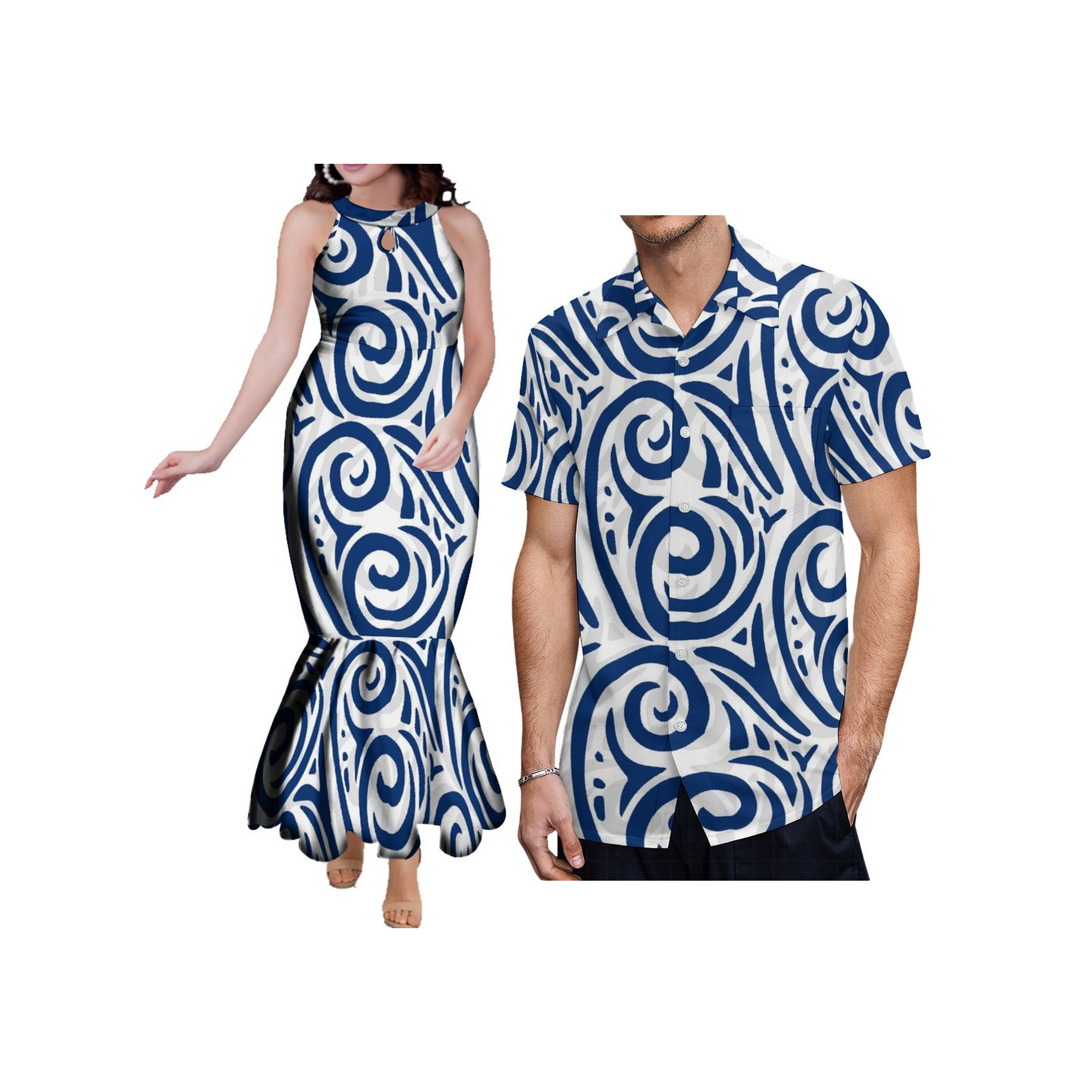Customized Couples Clothes Big - Maxi Dress Halter avis et prix