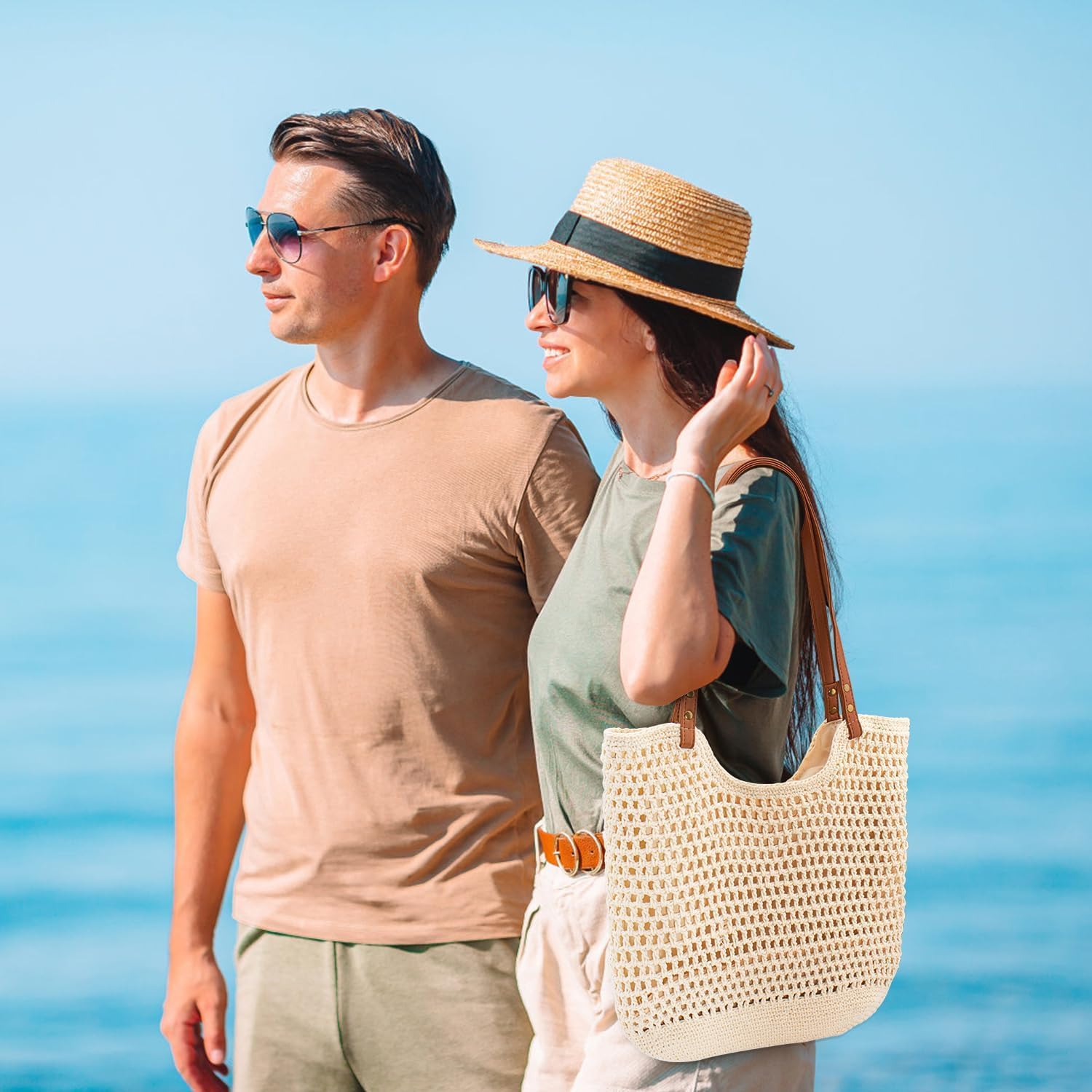 Crochet Beach Bag Purse, Boho  - Tote Bag Beach avis et prix